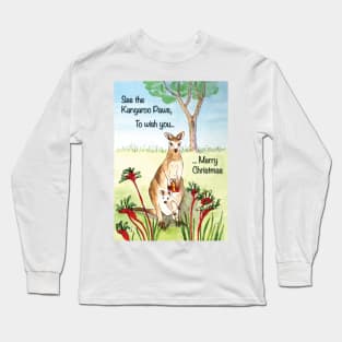 Native Australian Christmas card Long Sleeve T-Shirt